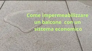 impermeabilizzare un terrazzo fai da te