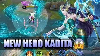 KADITA NEW HERO IN MOBILE LEGENDS 😱 CC IMMUNITY + CROWD CONTROL + DAMAGE