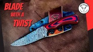 Making a Knife with Twist Damascus