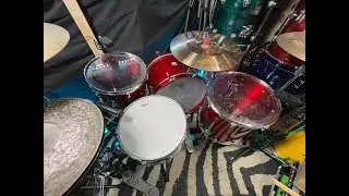 Trick Aluminium Drum Kit With Copper Snare