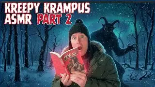 ASMR ЖУТКОЕ ЧТЕНИЕ В СТИЛЕ КРАМПУСА 👹📖 Часть 2 (Перелистывание страниц и шепот)