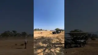Piper Navajo Gravel Takeoff #aviation