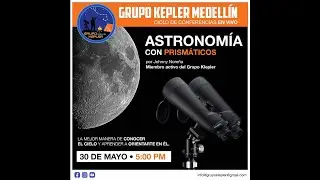 Astronomia con binoculares. (Comienza desde el minuto 16).