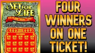 We Love Multiple Winners on One Ticket!! | Set for LIFE Saturday: 129 | New York Lottery
