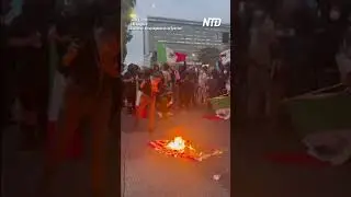 American Flag Burned Amid Anti ICE Protests, Unrest in Los Angeles