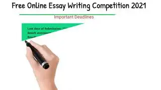 Free Online Mega Essay Writing Competition 2021🤩😍😘🥰✍