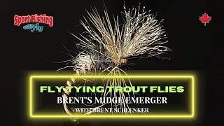 FLY TYING TROUT  FLIES - PRO STAFF ON THE BENCH: BRENT'S MIDGE EMERGER