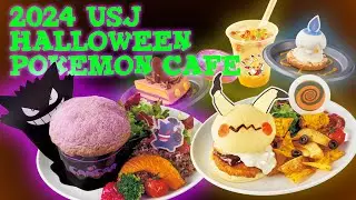 USJ Exclusive Food 【USJ Halloween 2024】 Pokemon Halloween Themed Food & Drink DJ Pikachu & DJ Gengar
