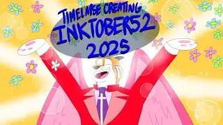 TIMELAPSE CREATING | INKTOBER52 2025 | Prompt 10: Daisy