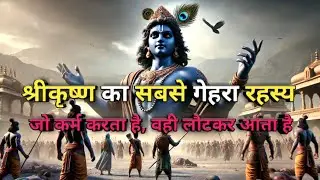 श्रीकृष्ण का सबसे गेहरा रहस्य | जो कर्म करता है, वही लौटकर आता है | Gita Truth | #गीतासार