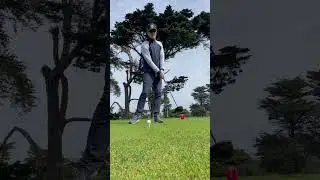 Hit it high downwind #golfswing #golf #sanfrancisco #golfclubs