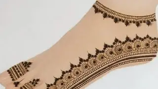 Simple & Unique Feet Mehndi Design / Easy Beautiful Mehndi Design / Mehndi ka Design  / #mehndi