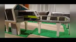 110 Brick Train rocks Vol. 004 Mould King 12040 Italian Marconi Express Light Rail Train Set Mod.