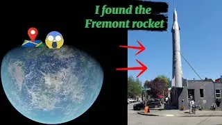 The fremont rocket on google earth 🚀😳🤯