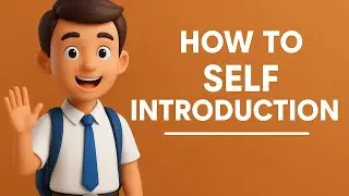 How  to Self Introduction in English 2025 | #learning  #learnenglish#kids#education