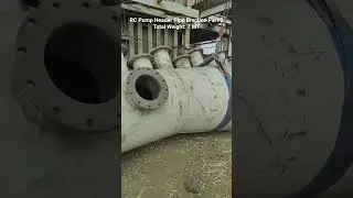 RC Pump Header Pipe Erection Part 2 #installation #pump #motor #powerplant #fgd #pipe