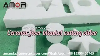 AMOR  Ceramic fiber blanket cutting machine#cnc #can cut fiberglass board, fiberglass cotton.