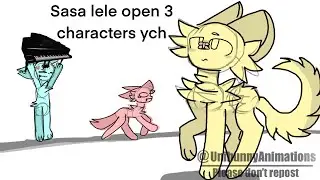 PRICE LOWERED ⚠️ // Sasa Lele // 3 characters ych! || open ych 