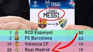 WHAT IF LA LIGA HAD A RANDOM DRAFT? - FIFA 18 EXPERIMENT