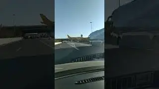 Lucky Catch!! #dhlexpress #airbus #a300 taxiing to park at #athens international #airport #shorts