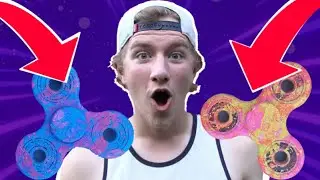 HYDRO DIPPING Fidget Spinners!!