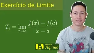 Exercício com Limite. Taxa de Variação Instantânea.