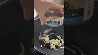 Fried Flaked Tuna Recipe Sound Asmr #shorts