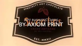 How to Create a Thick 28pt Business Card with Die Cut Custom Shape
