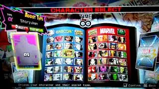 Ultimate Marvel VS Capcom 3 Arcade Adaptation Test for single Player