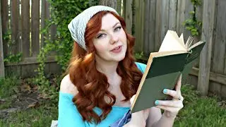ASMR reading you vintage poetry in the garden