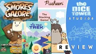 Three Kids Game Reviews   Pusheen Stacking Game, Tic Tac Trek, S'mores Galore