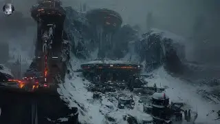 Dystopian Earth Aftermath - Ambient Soundscape in a Cyberpunk Blizzard ☢️