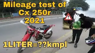 Cx 250r Mileage Test 2021 || Thakuri Vlogs