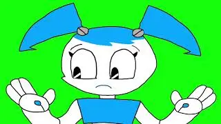 Jenny Wakeman&rsquo;s Eyes Move (Animation) in Green Screen