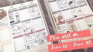 Plan With Me | June 1-7 | Erin Condren Life Planner