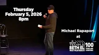 Michael Rapaport: Live and Loud at Temple Beth El - Thursday, February 5, 2026