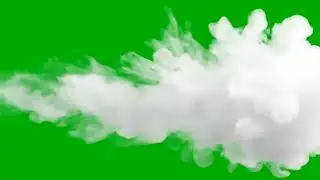Thick Smoke Reveal Transition Green Screen 1080p | free