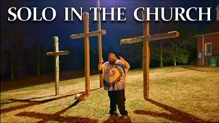TRAPPED ALONE!!! W/ POLTERGEIST IN HAUNTED CHURCH(SCARY)