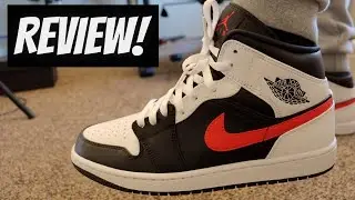 Обзор Air Jordan 1 Mid Chile Red + На ногах!
