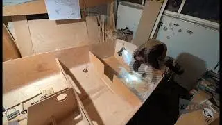 Pocket Ship project. Time-lapse fiberglass test.