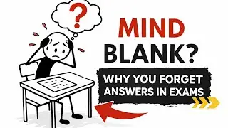 Why you forget answers in exams even after studying 😧🫵 #discipline #studymotivation #selfimprovement