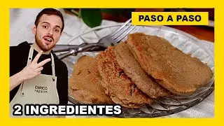 🔶 SOLO con AVENA y BANANA: pancakes saludables y muy f&aacute;ciles.