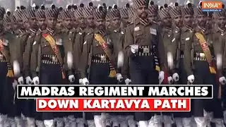 75th Republic Day: Madras Regiment, oldest infantry regiment marches down Kartavya Path