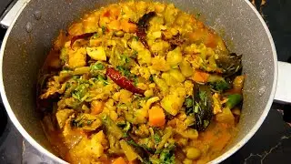 শীতকালীন মিক্স সবজি রেসিপি | Winter Mix Vegetable Curry Recipe | Easy & Healthy Sabji