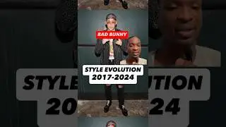 Bad Bunny outfits throughout the years #badbunny #music #fashion #singer #whatzfit #styleevolution