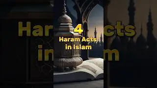 4 Haram Acts in Islam 🥺😭 #islamicshorts #shorts #viralshorts #mustwatch