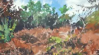 Watercolour Tutorial: Brush Control, Negative Painting & Painting Opaquely