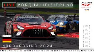 LIVE | Vorqualifizierung | Nürburgring | Fanatec GT Europe 2024 (Deutsche)