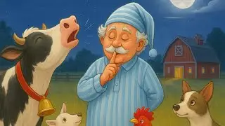 Noisy Farm #bedtimestories #kids #farmer  #animals #children #goodnight #farm #storytime