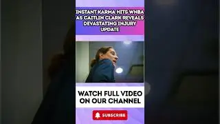 INSTANT KARMA Hits WNBA As Caitlin Clark REVEALS DEVASTATING Injury Update 7